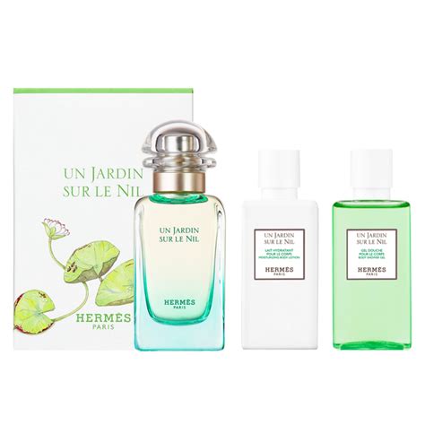 hermes sur le nil parfum|Hermes small perfume set.